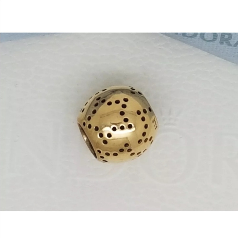 14kt pandora charm starlight retired